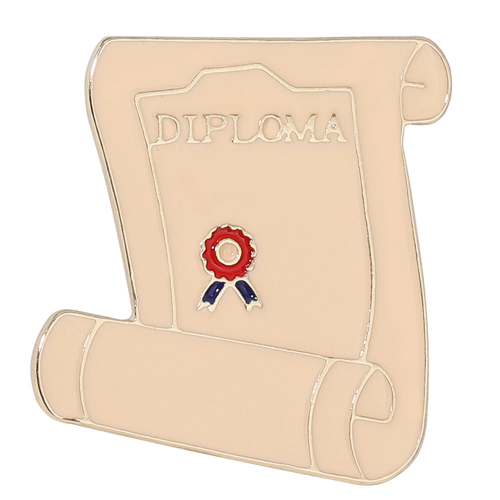 New Graduation Season Bachelors Cap Series Brooch Set