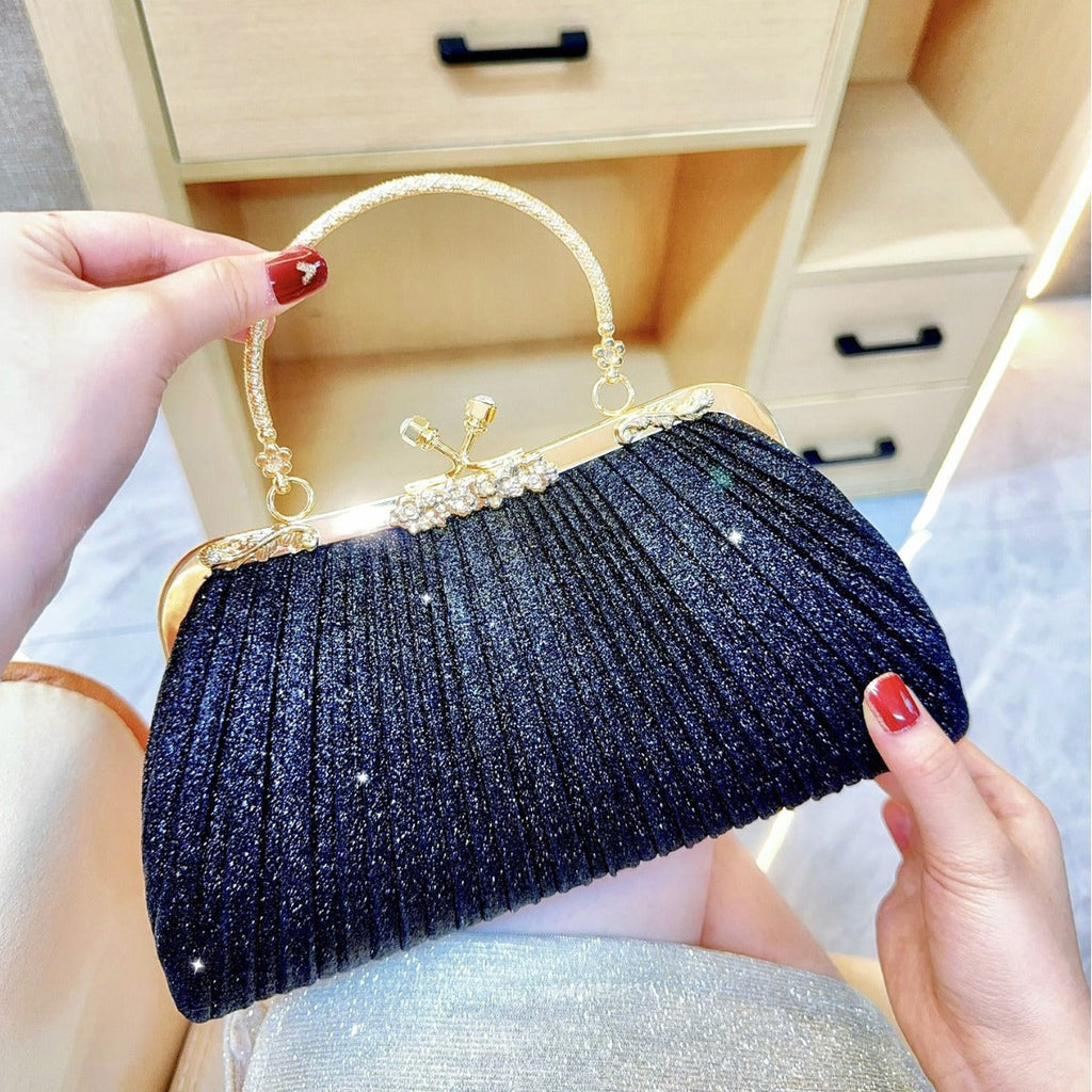 Diamond-Embellished ShoulderCrossbody Handbag For Women With Diamonds On The Strap