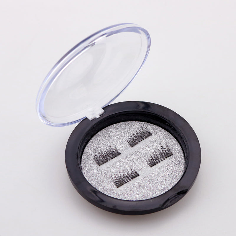 Compatible with Apple, False Eyelashes 6D Magnetic Eye Lashes Double Magnet Fake EyeLashes Hand Made Strip Lashes cilios posticos