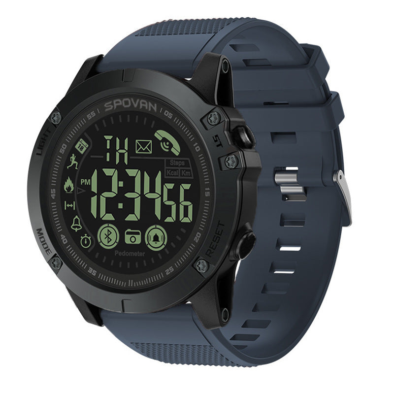 Bluetooth Sports Smartwatch: Step Reminder, Waterproof
