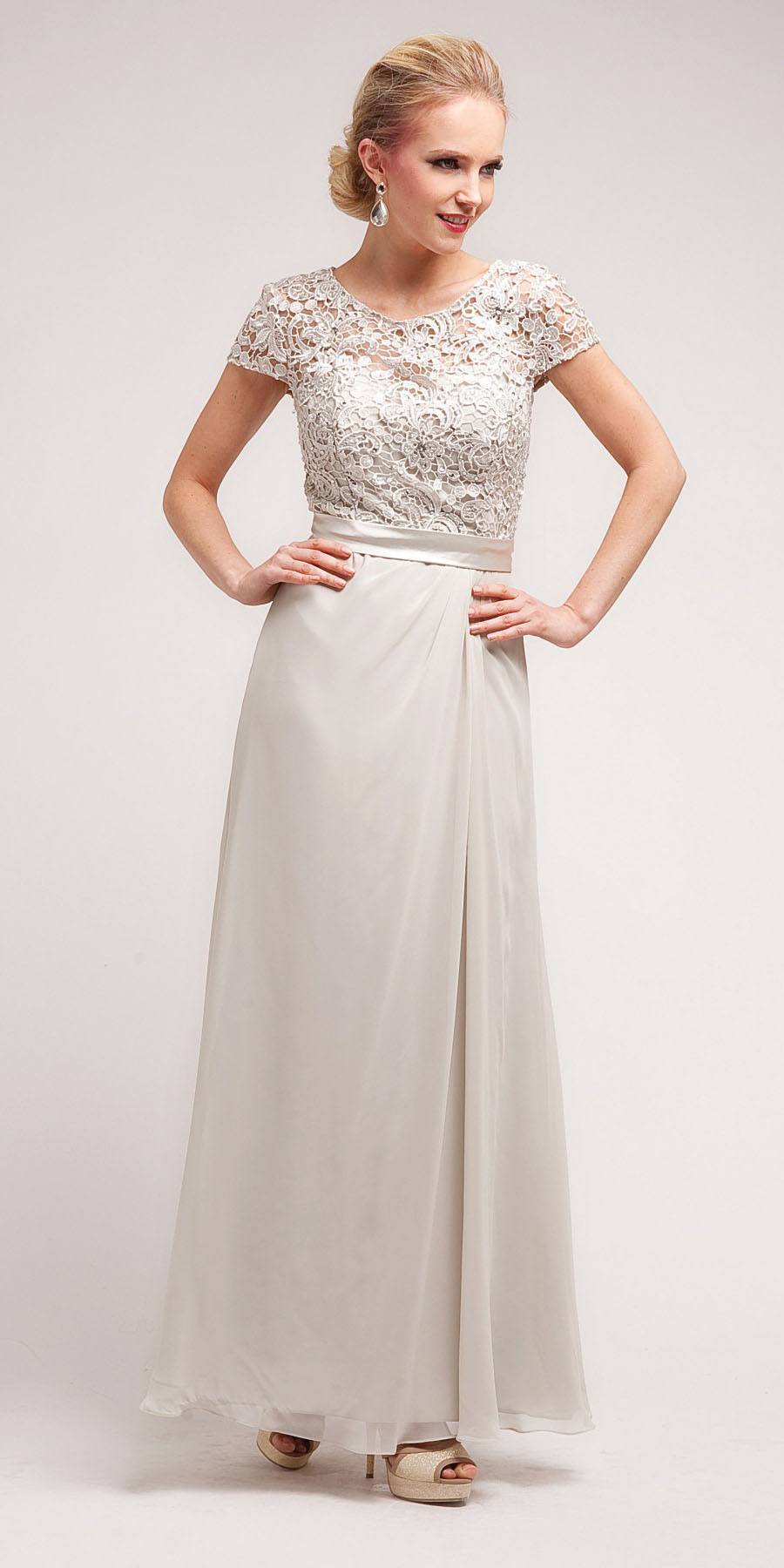 CLEARANCE - Cinderella Divine 1922 Long Dress Short Sleeve (Size 4XL)