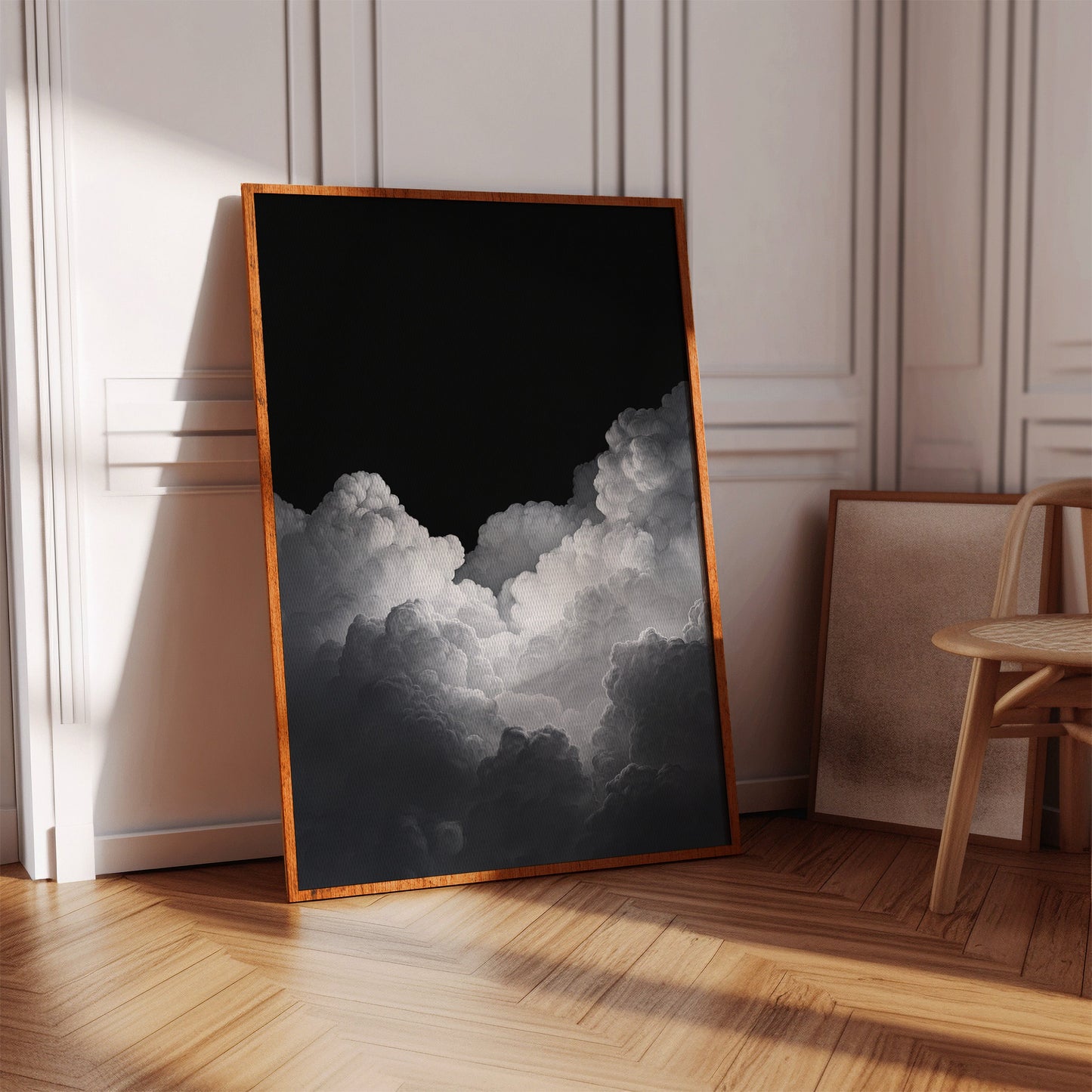 Le ciel s'élève à travers l'ombre