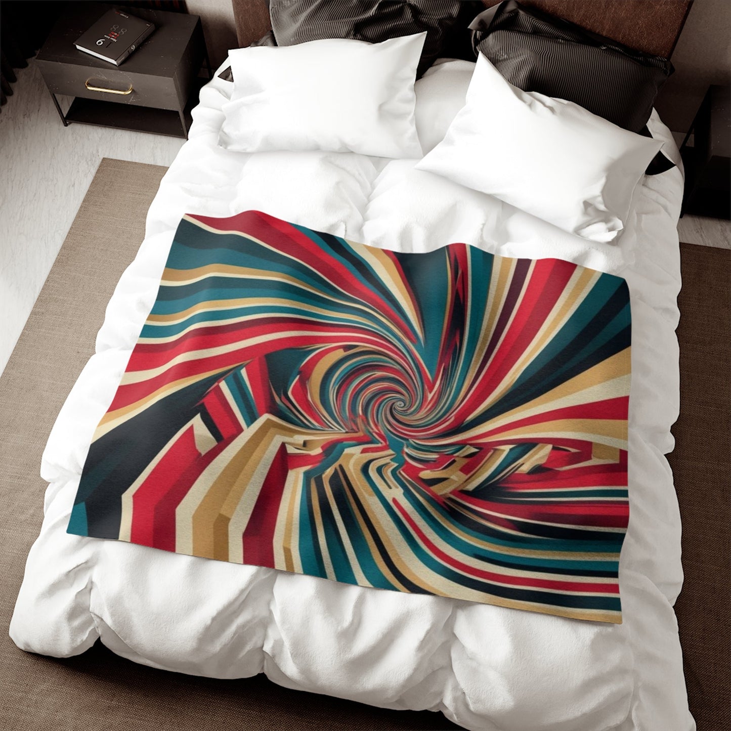 Sweatshirt Blanket – Plush Fleece Throw, 2 Size Options