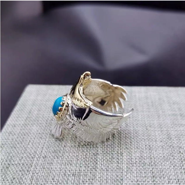 New Retro Versatile Eagle Ringtrendy For Both Men And Women
