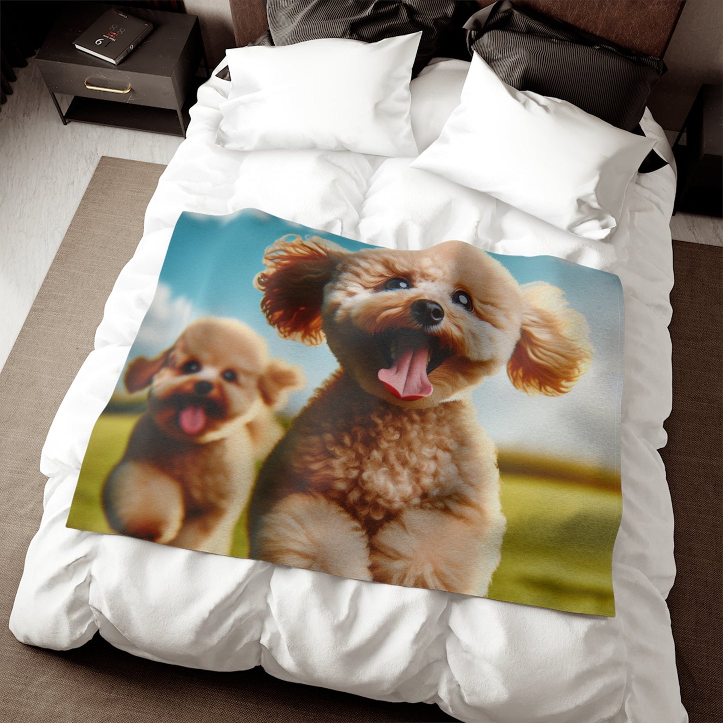 Sweatshirt Blanket – Plush Fleece Throw, 2 Size Options