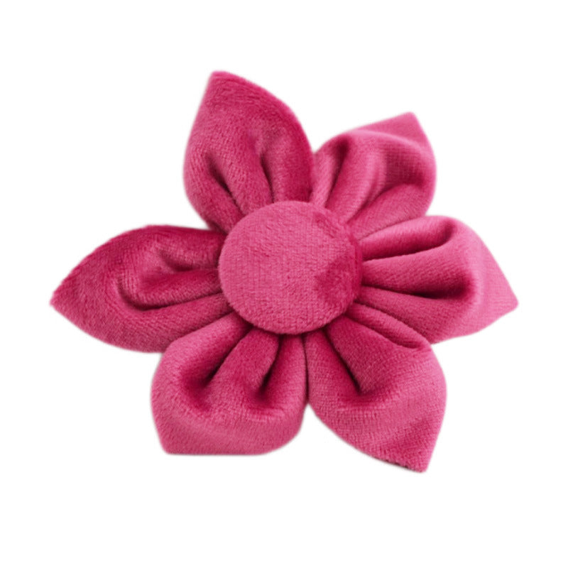 Pet Collar Dog Fabric Velvet