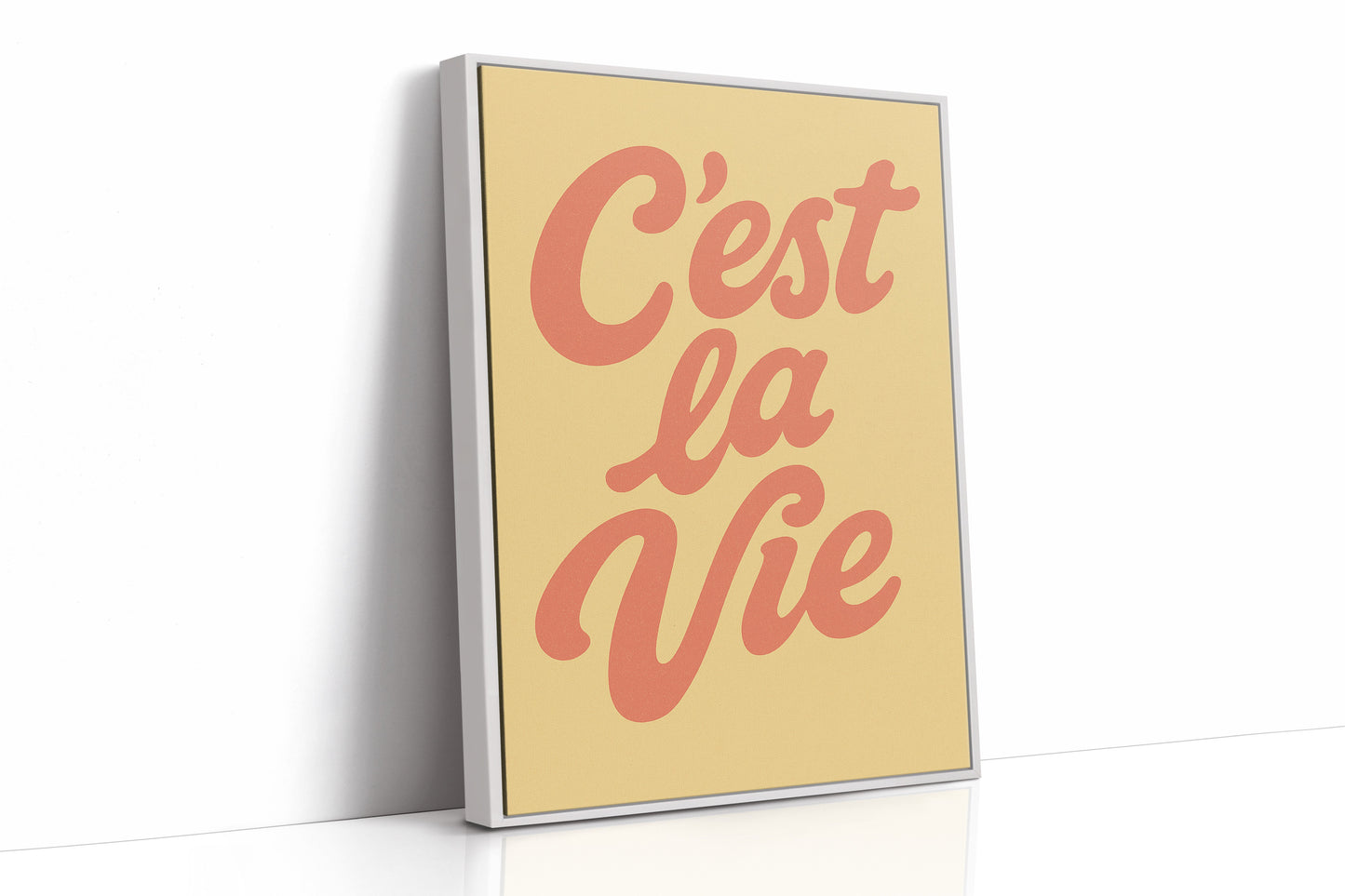 C’est La Vie Décor Mural Rétro
