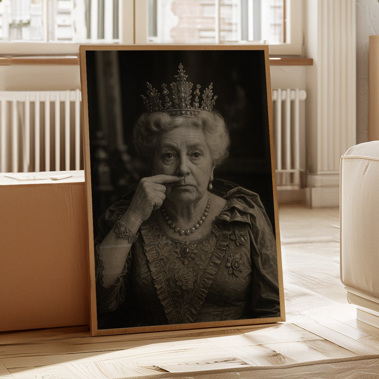 Sass royal et moustache royale