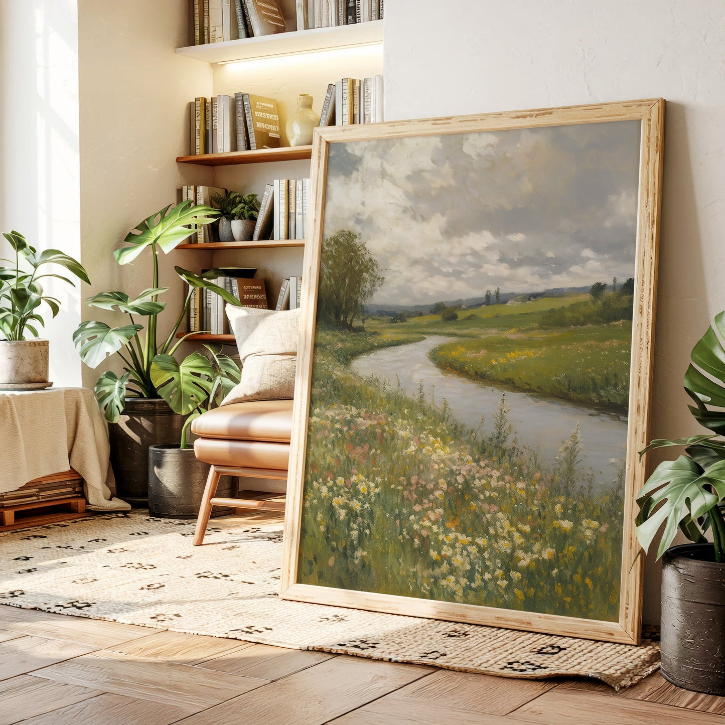 Wildflowers Along the Winding River