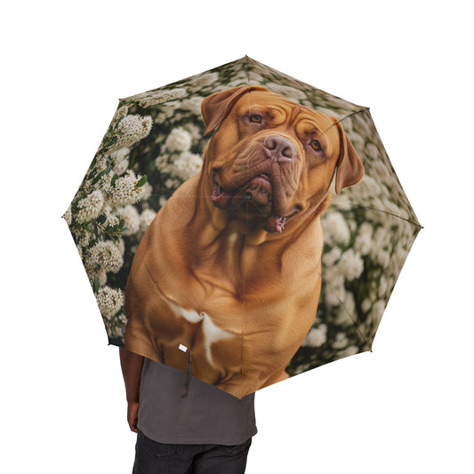 122 cm halbautomatischer Regenschirm – winddichter großer Reise-Regenschirm