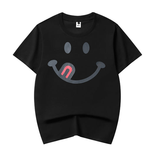 YeT007 T-shirt motif sourire