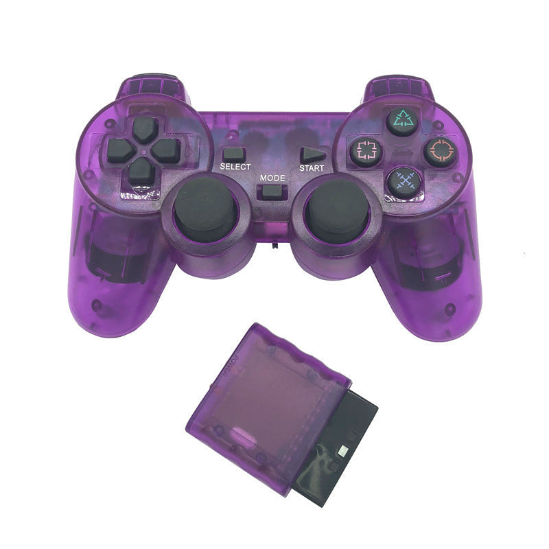 Transparent Eye Catching Wireless Dual Shock Bluetooth Joystick Gamepad Console Controller Compatible With PC Laptop