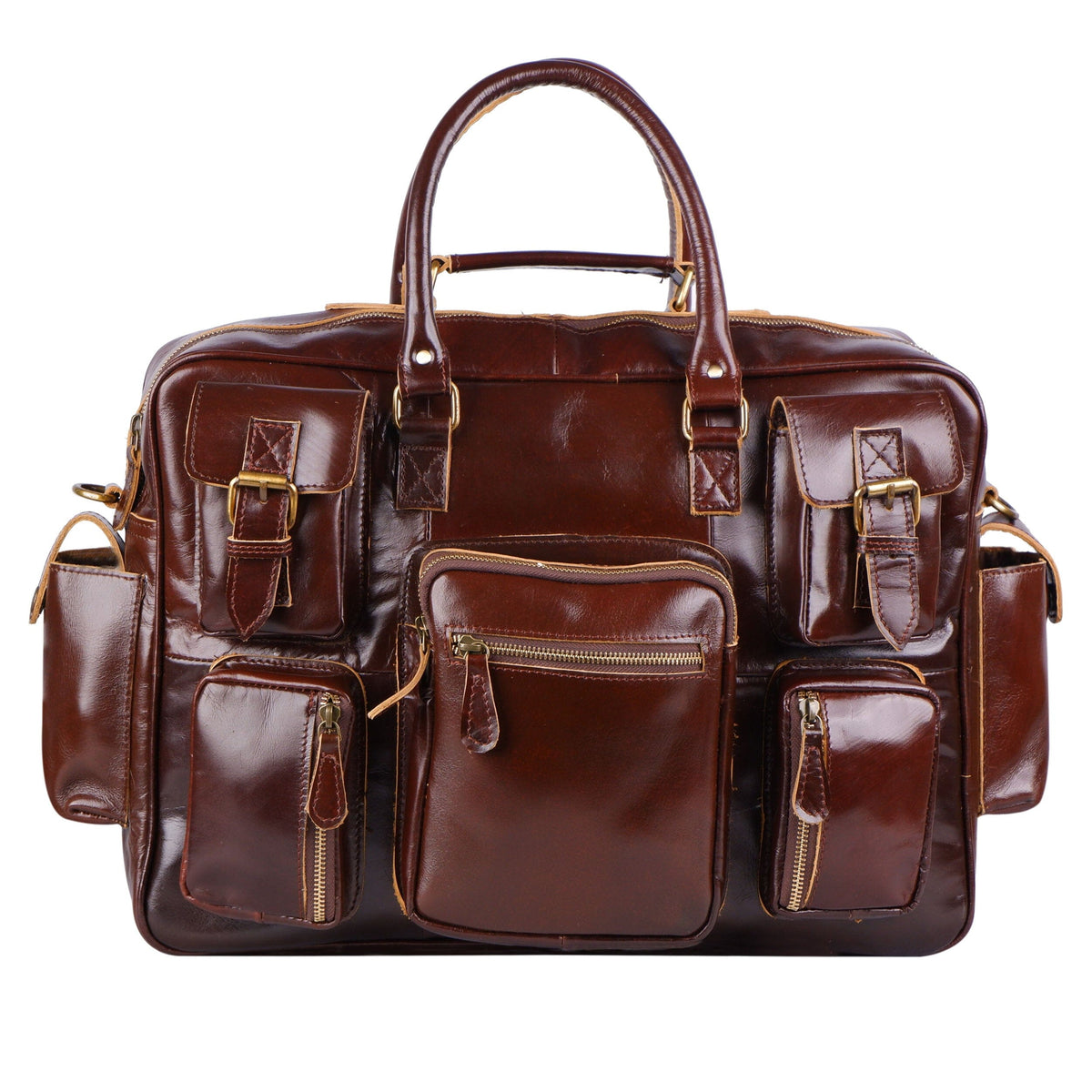 Attaché-case rouge cerise Norman