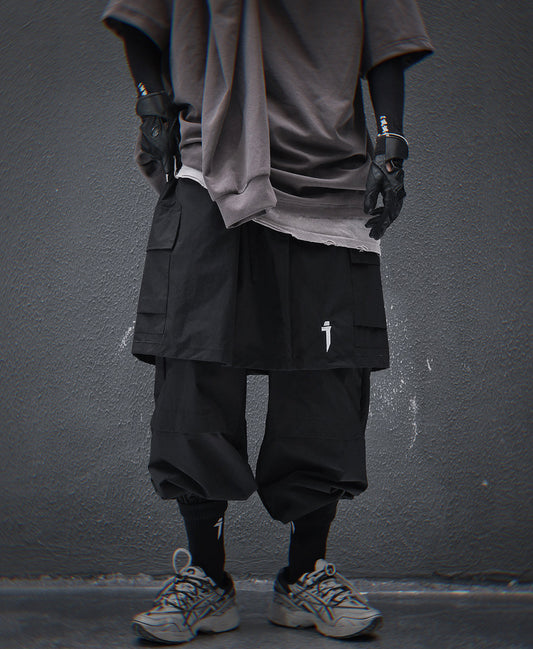 Pantalon de Samouraï Noir HiP80