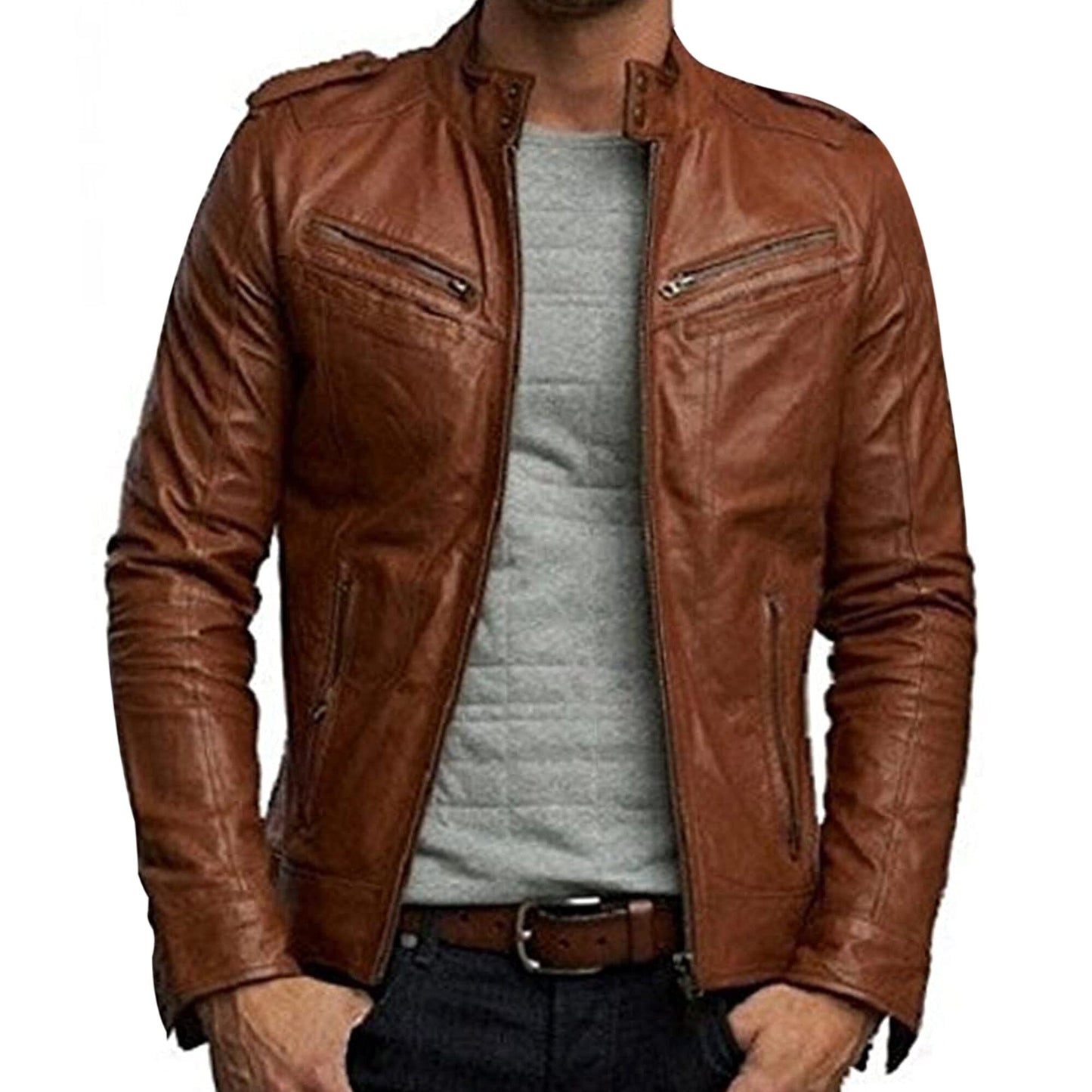 Die Wilkinson braune Lederjacke