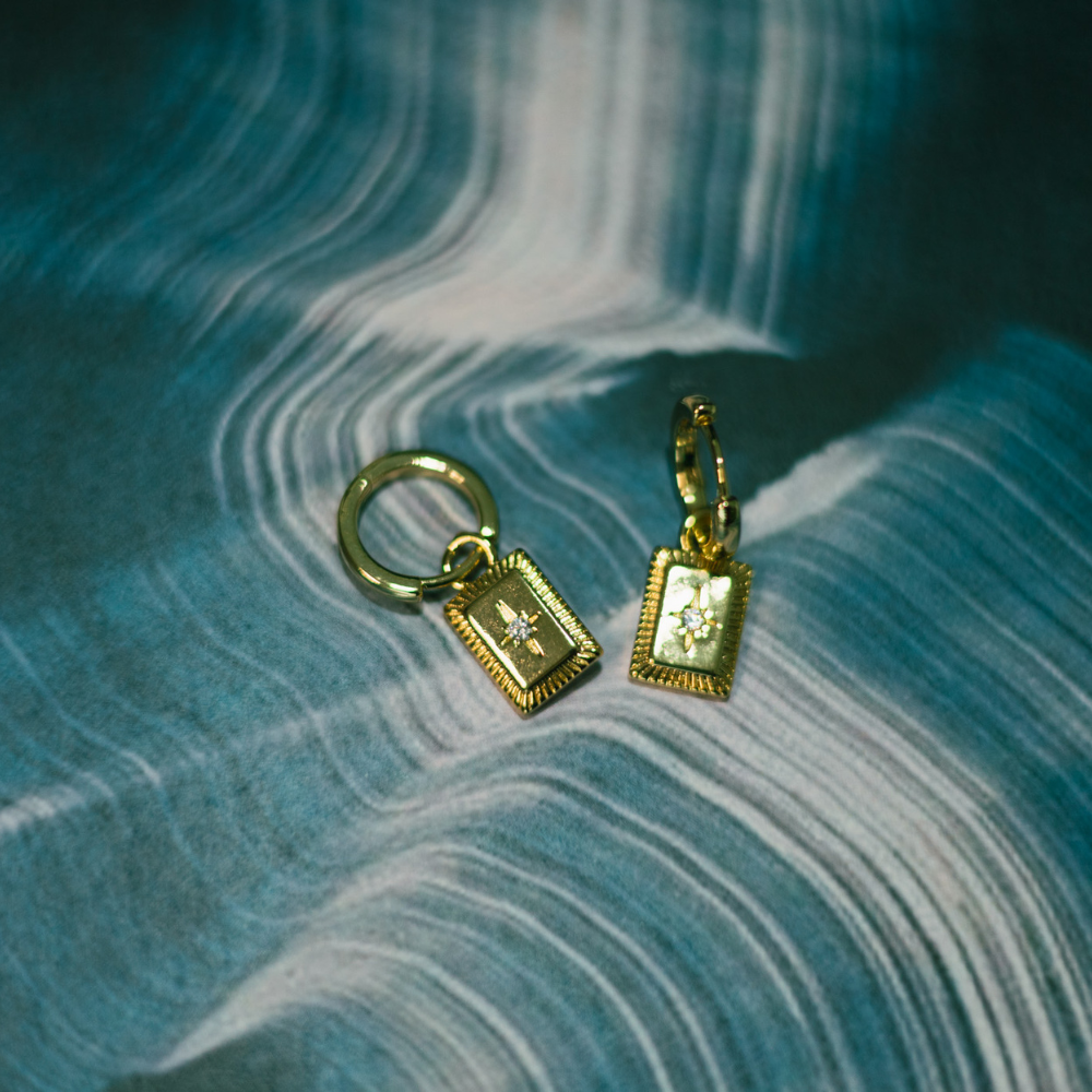 18K Gold-Plated Helena Earrings
