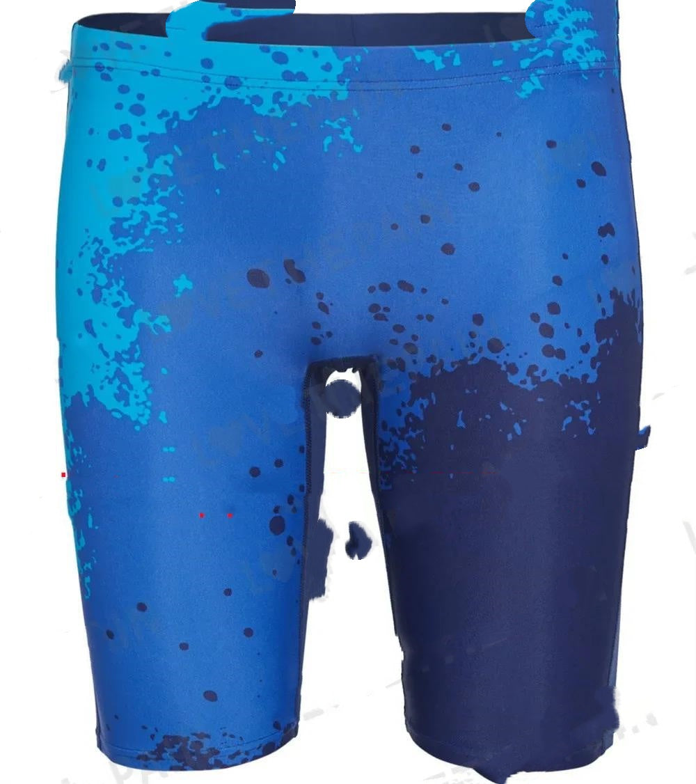 Men's Swimming Trunks Professional Waterproof Quick-drying Long Sports