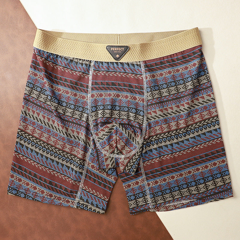 Retro Ethnic Style Men's Athletic Boxer Briefs