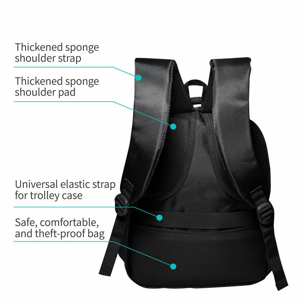 Wiilala Cross-border 3D Holographic Backpack Mobile Outdoor Advertising Display Stereoscopic Projection 3D Holographic Backpack, Supports Content Replacement Via Mobile AppSupports 5V3A Power Bank