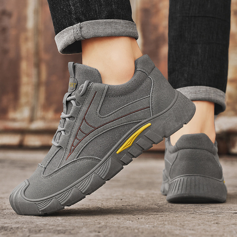 Men's Labor Safety Shoes, Autumn Trendy Casual Shoes, Lightweight Versatile Sneakers, Low-top Work Sports Shoes
