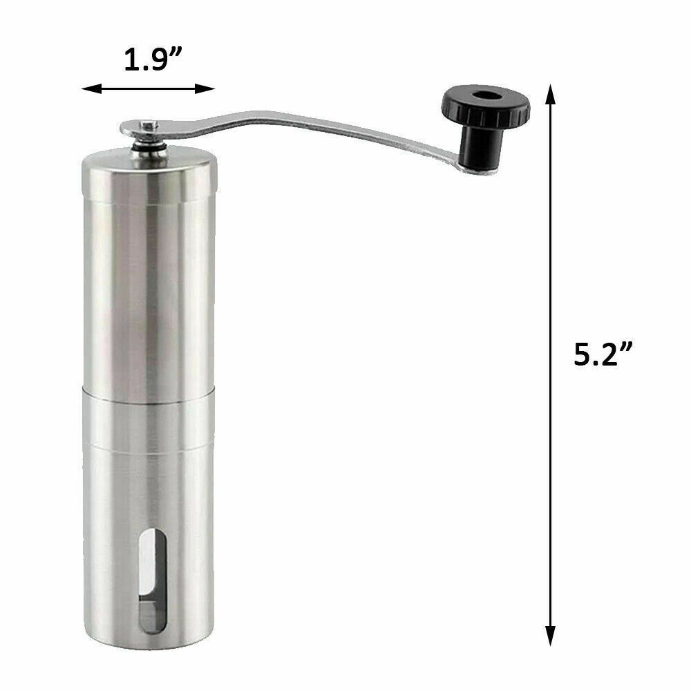 Portable Manual Coffee Grinder Stainless Steel Ceramic Burr