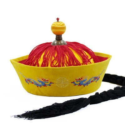 Black Dance Table Performance Hat Emperor Qianlong Hat