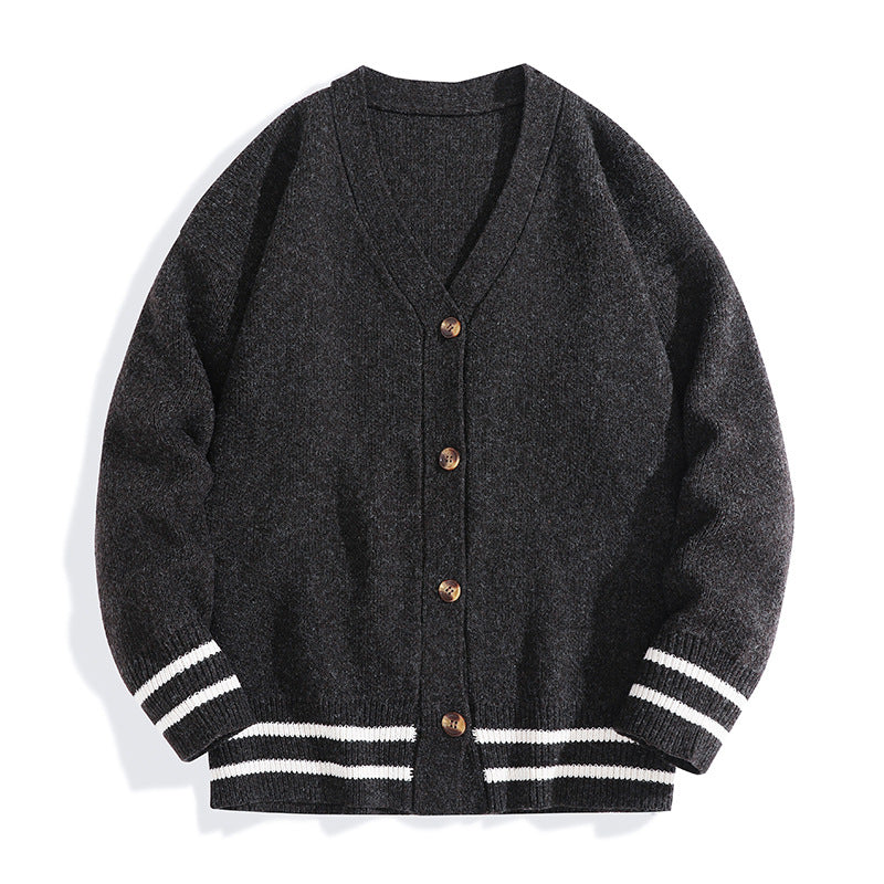 Mens Versatile Sweater Jacket For Teens