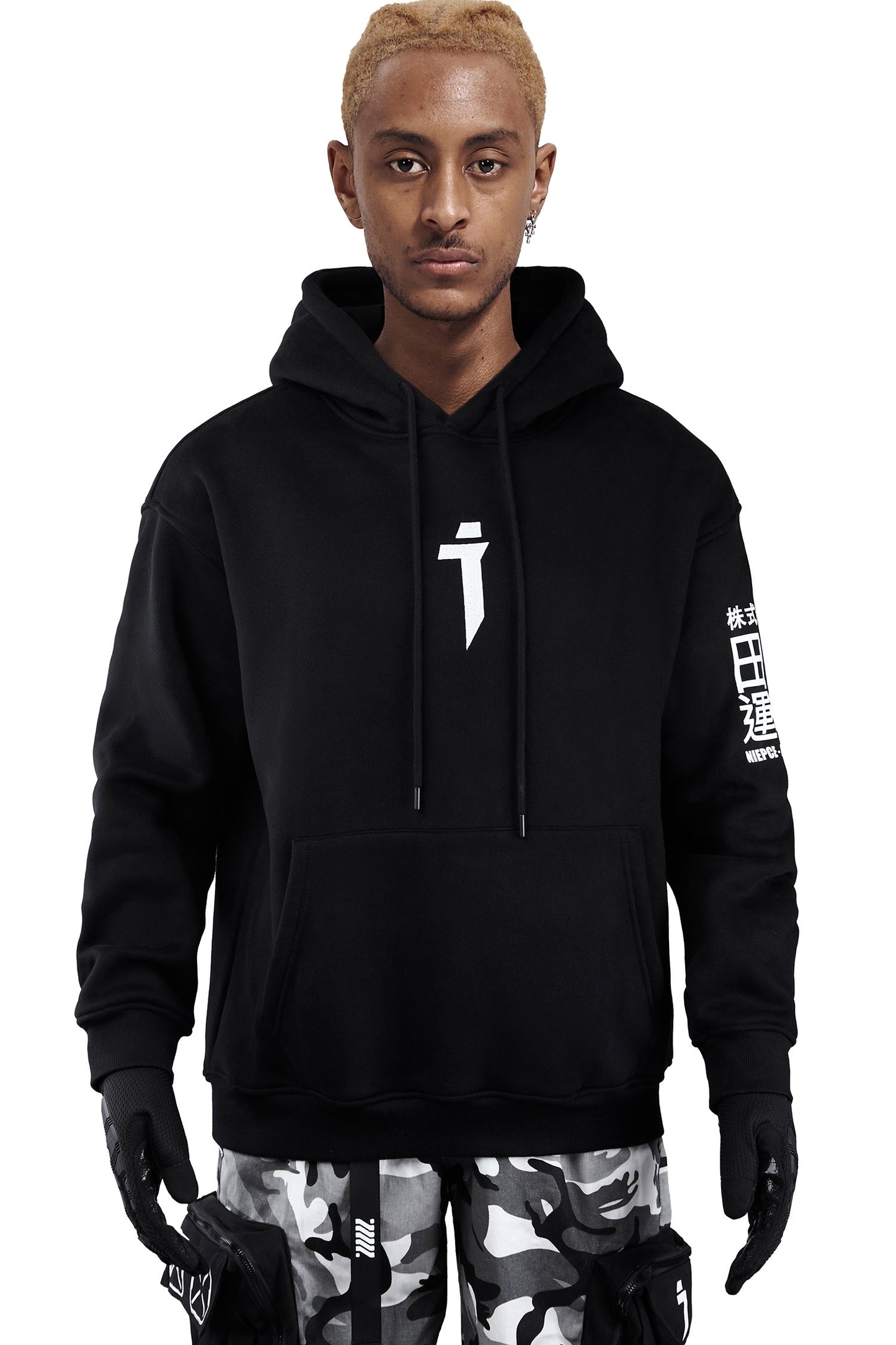 MHH1 Black Niepce Cyber01 Kapuzenpullover