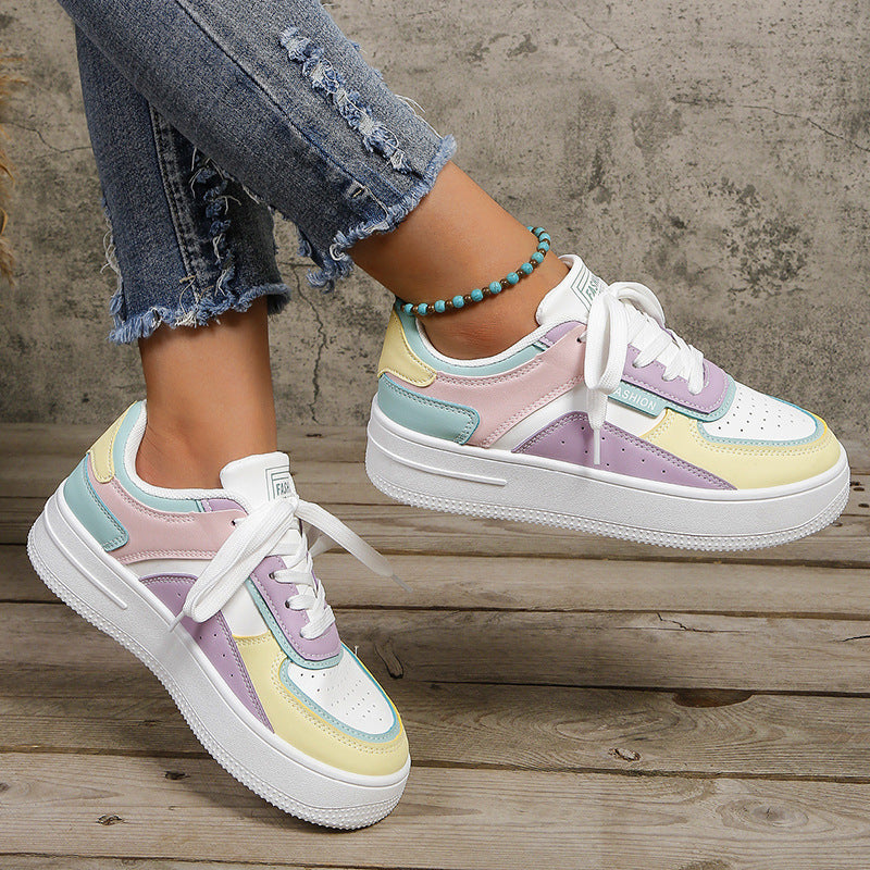 Womens Fashionable Casual Breathable Non-slip Sneakers