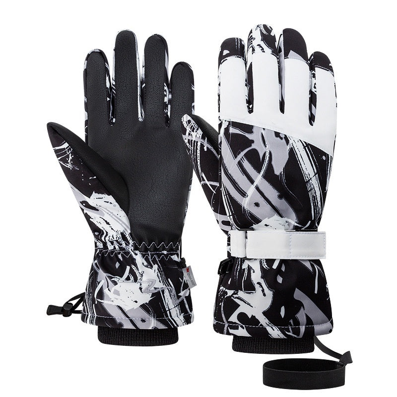 Ski Gloves Men And Women Touch Screen Waterproof Warm Cycling Outdoor