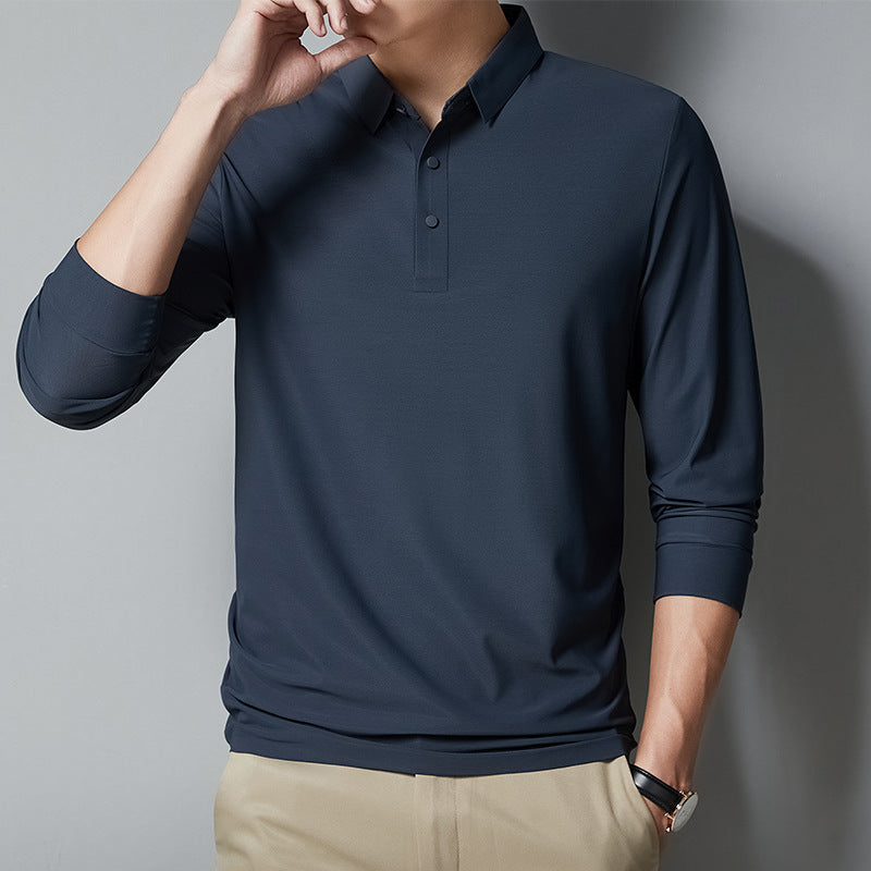 Plus-size Business-casual Stretch Slim-fit Shirt