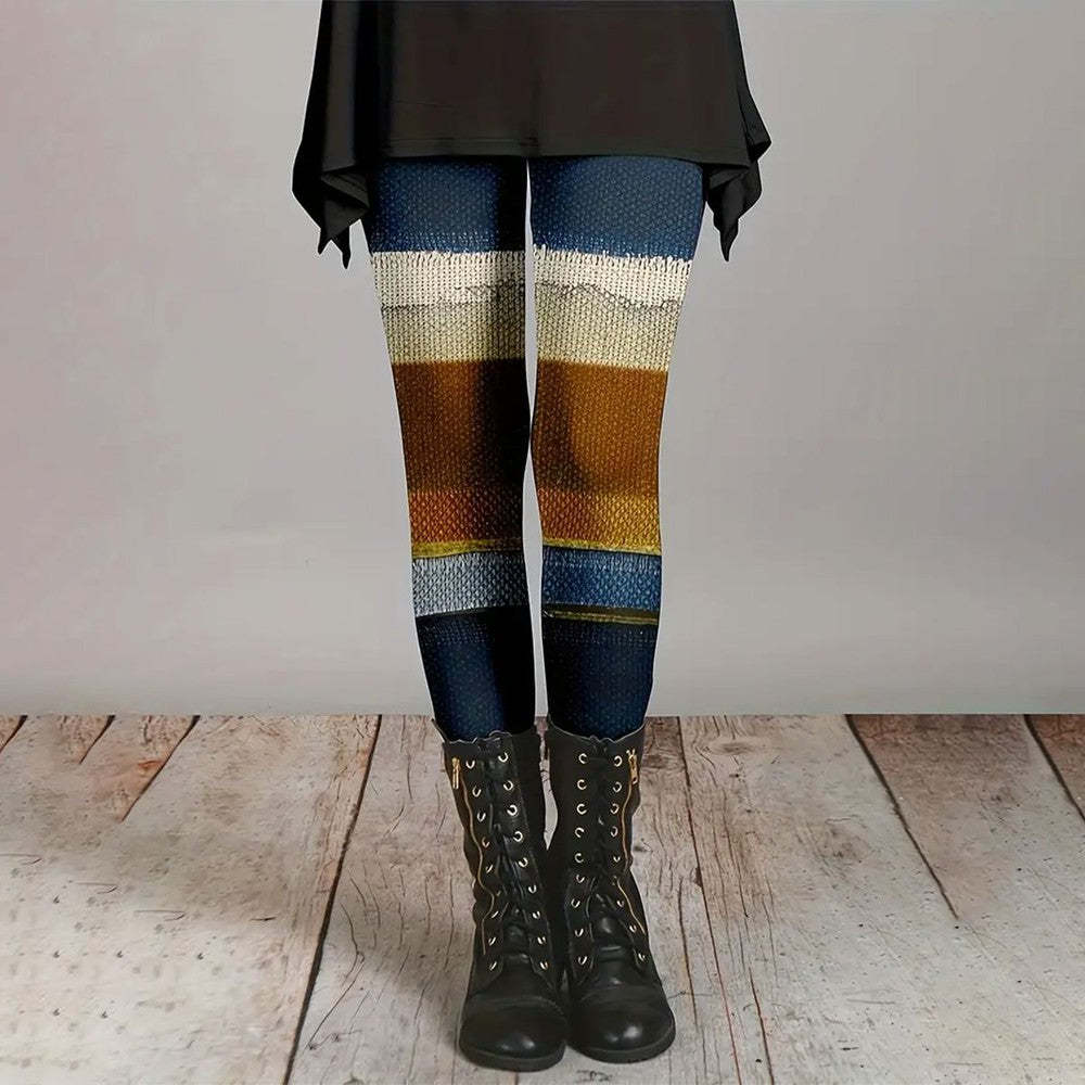 Popular Autumn And Winter Printed Leggings For Women