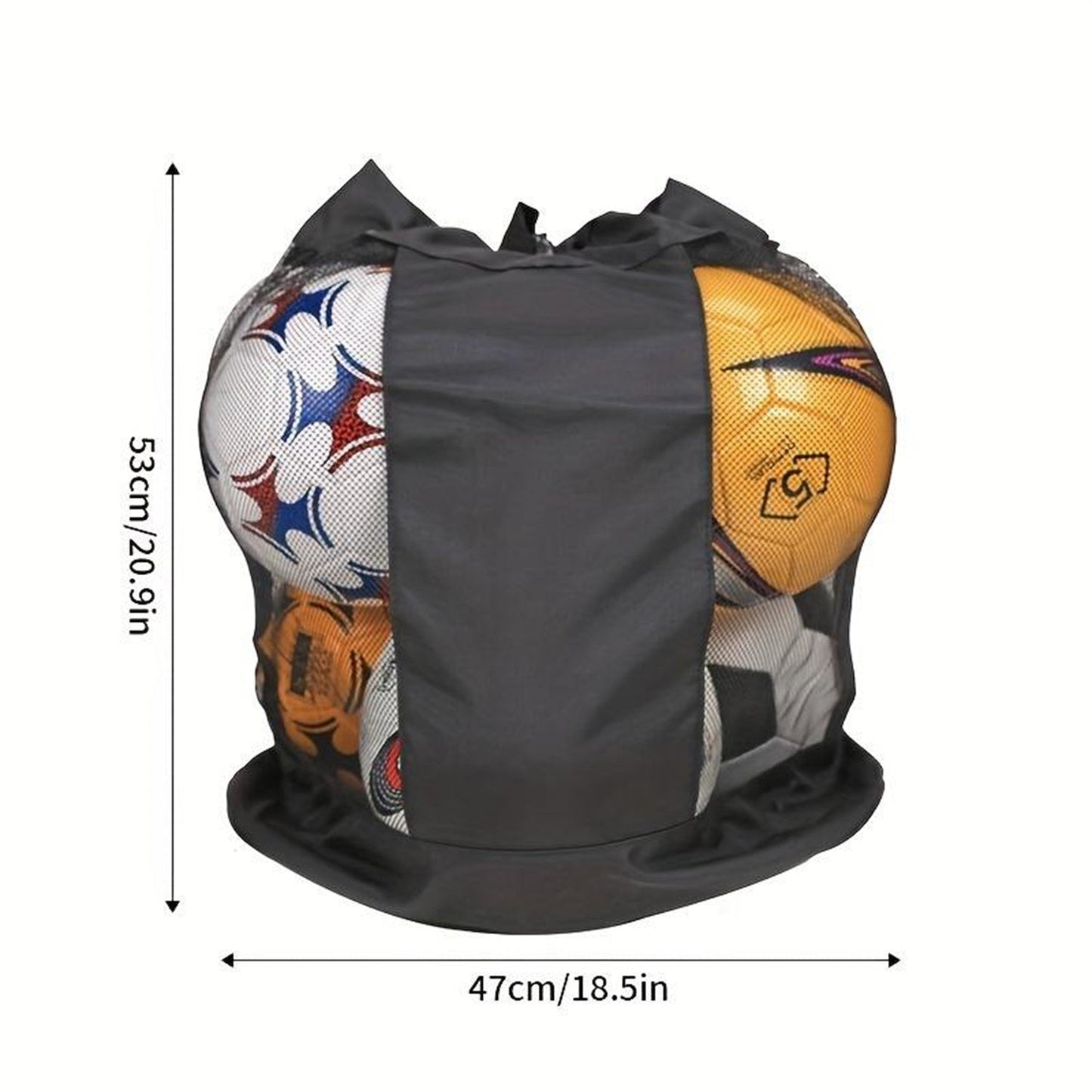 Large-capacity Breathable Mesh Drawstring Backpack