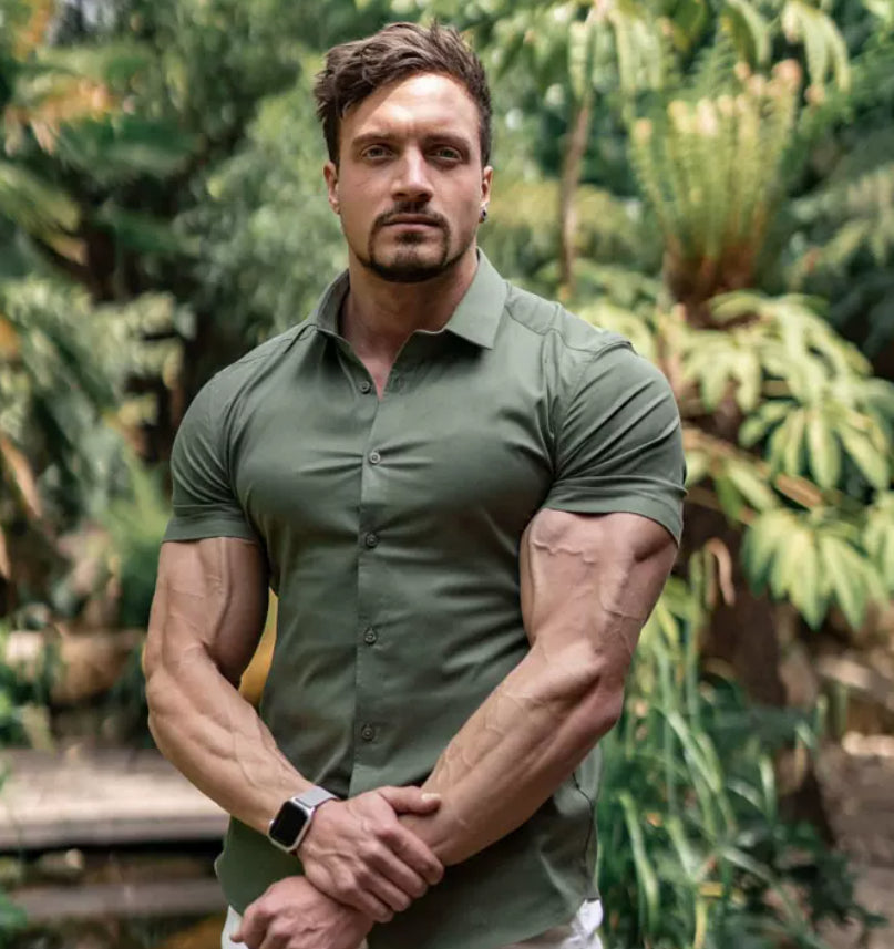 Spring Breathable Quick-drying High-elasticity Sports Shirt