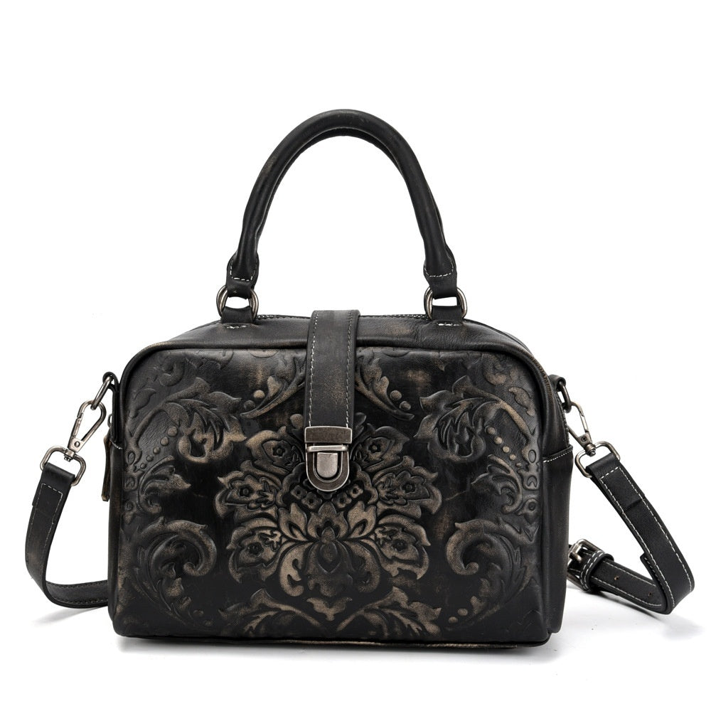 Crossbody Hand-rubbed Top-grain Leather Bag