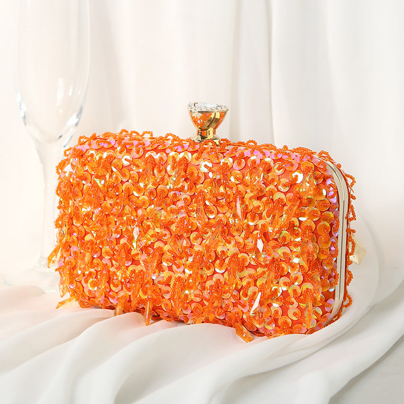 Fashionable Handmade Beaded Handbag For Women
