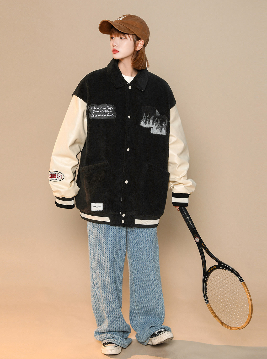 Blouson teddy femme