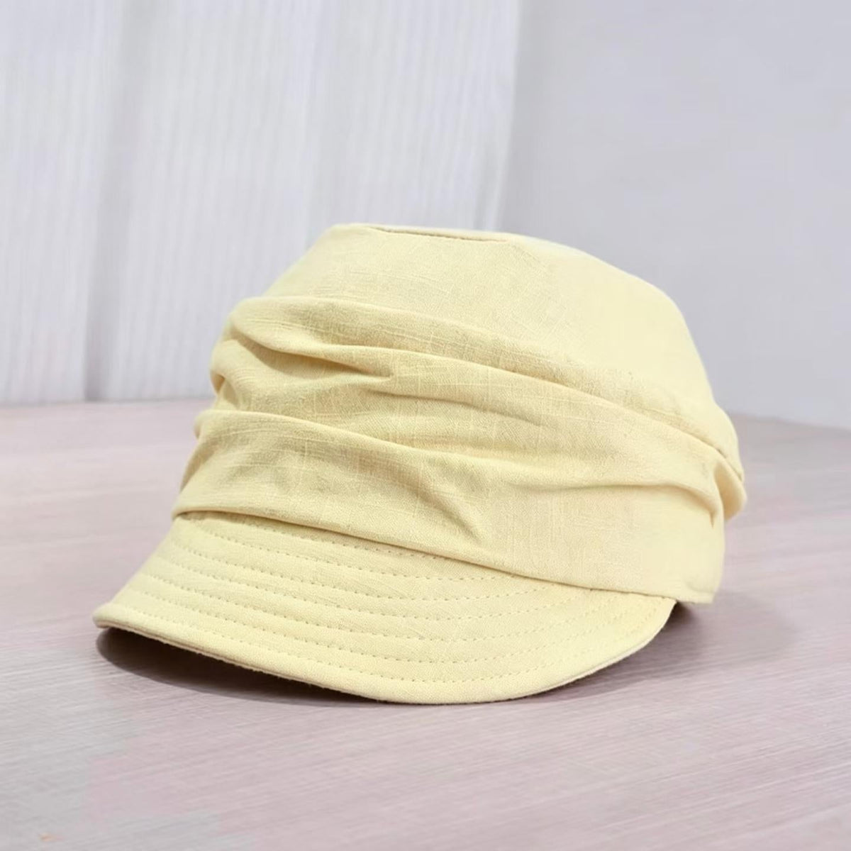 Korean-style Japanese Retro Pleated Soft-top Equestrian Hat For Spring And Summer, Breathable And Versatile, Painter's Hat, Casual Baseball Cap