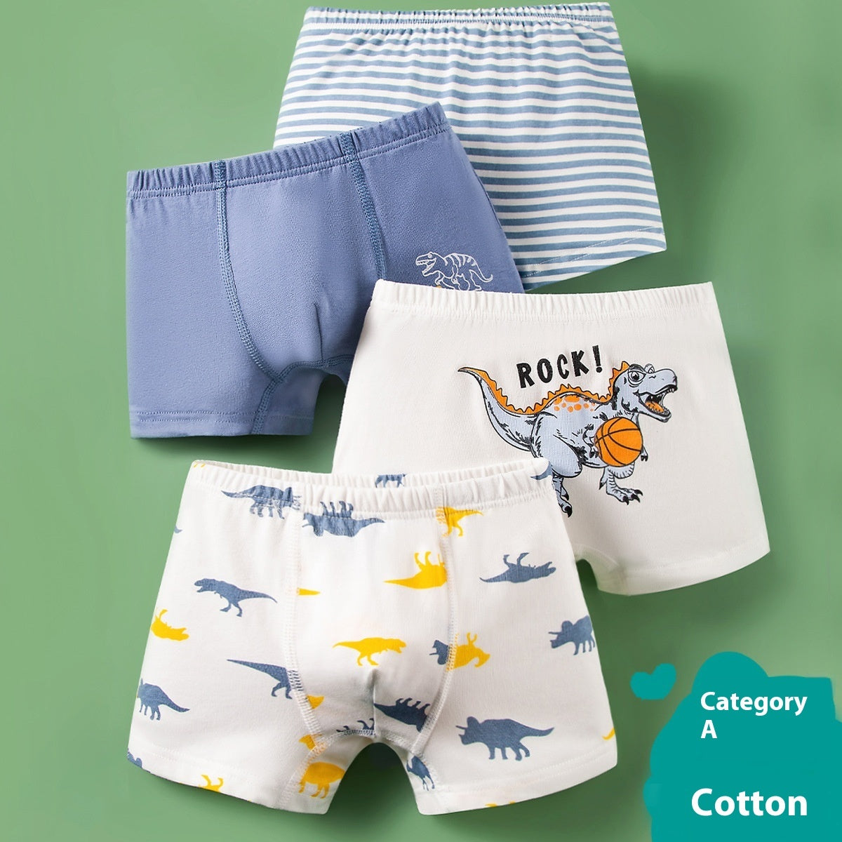 Breathable Cotton Shorts Children's Underwear Boys' Boxer Brief