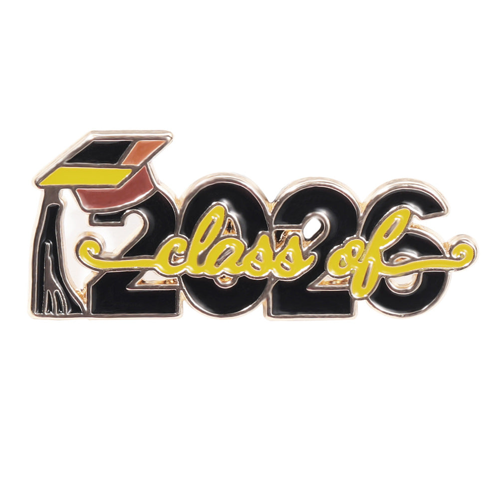 New Graduation Season Bachelors Cap Series Brooch Set