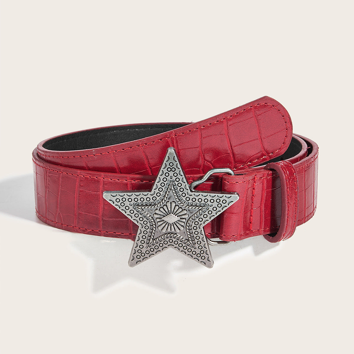 Personalized Subculture Black Waist Belt