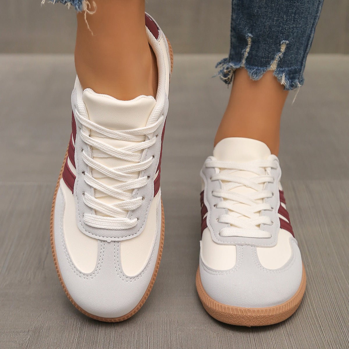 Lace-Up Low-Top Sneakers – 11 Colors EU 36–42 | Women's Training Shoes