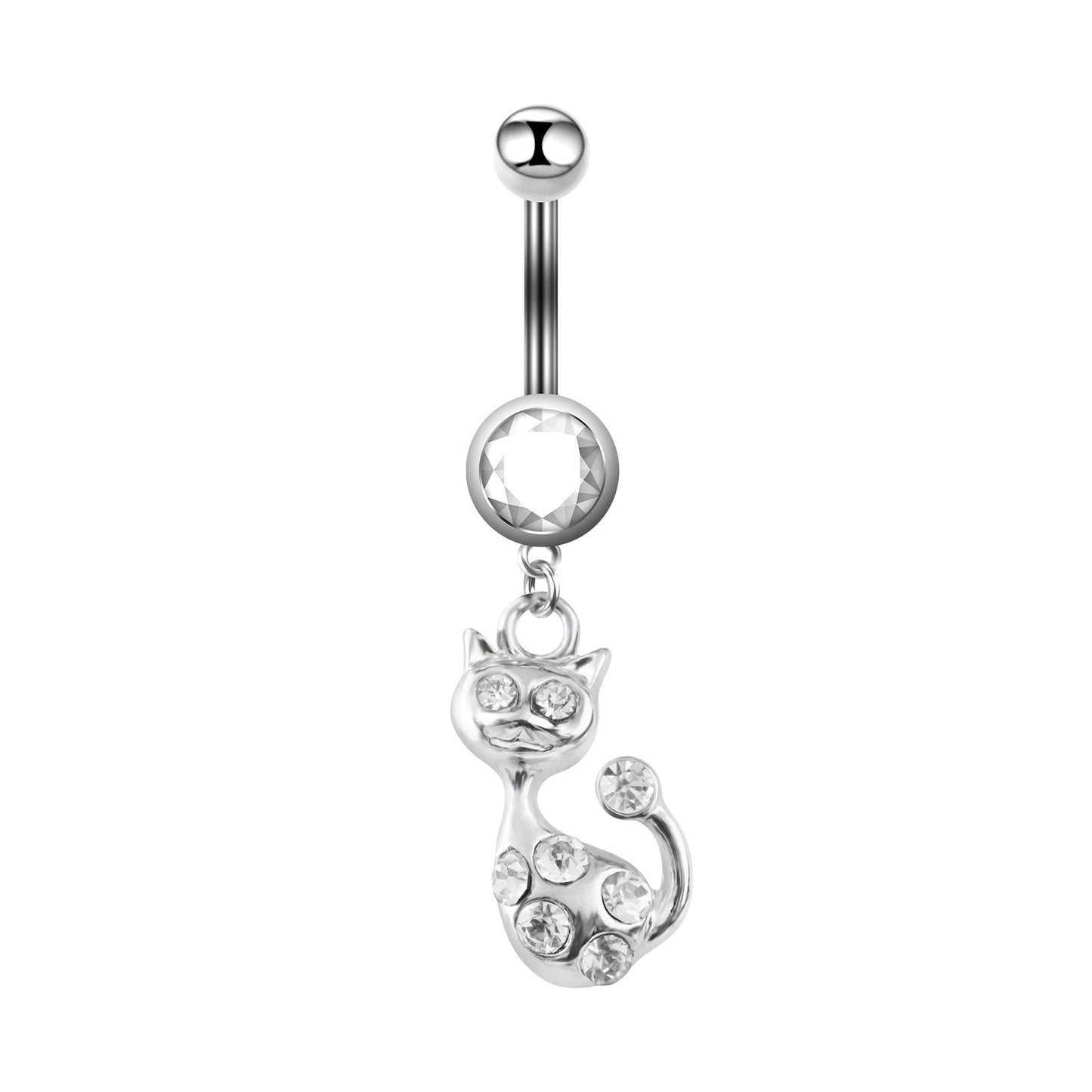 Stainless Steel Creative Animal Belly Button Ring