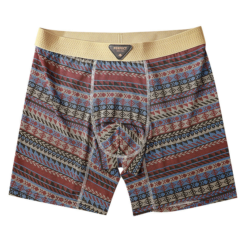 Retro Ethnic Style Men's Athletic Boxer Briefs