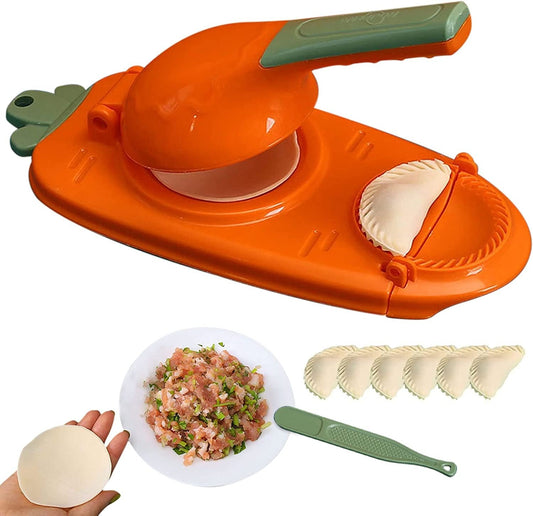 Presse à pâte 2-en-1, machine à raviolis, empanada, moule manuel à emballer, outil de cuisine