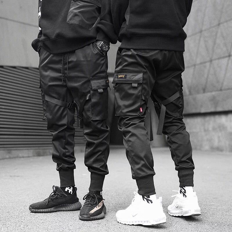 Pantalon de jogging noir mat YE2032