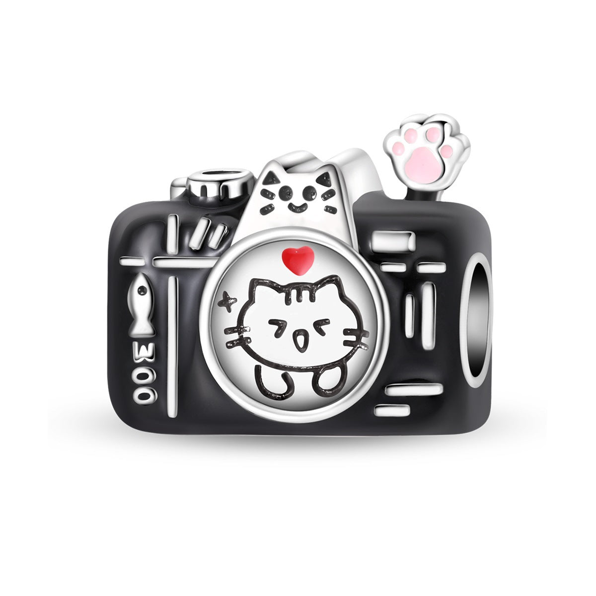 Airplane Suitcase World Travel DIY Bead Pendant Jewelry Accessory