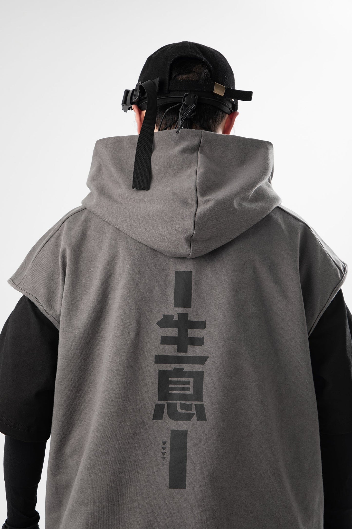 JX "All Business" Kurzarm-Hoodie