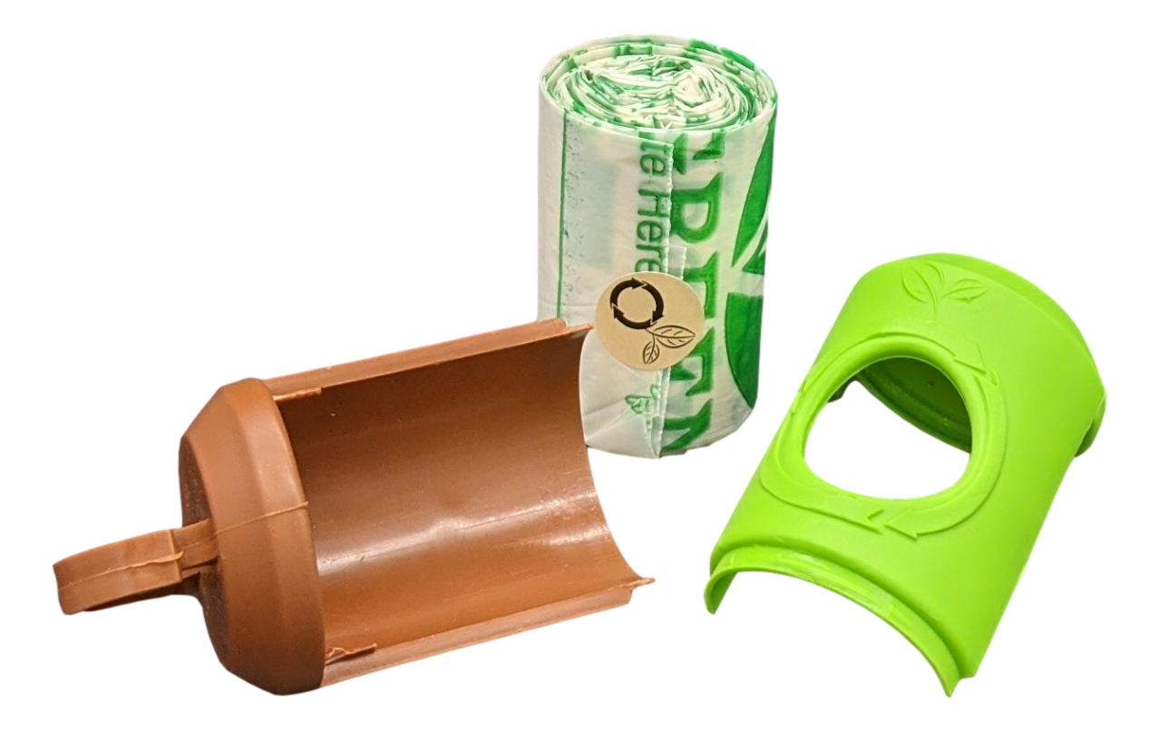 Distributeur de sacs à déjections canines beyondGREEN – Support à clip compatible avec les rouleaux standard – Durable et portable