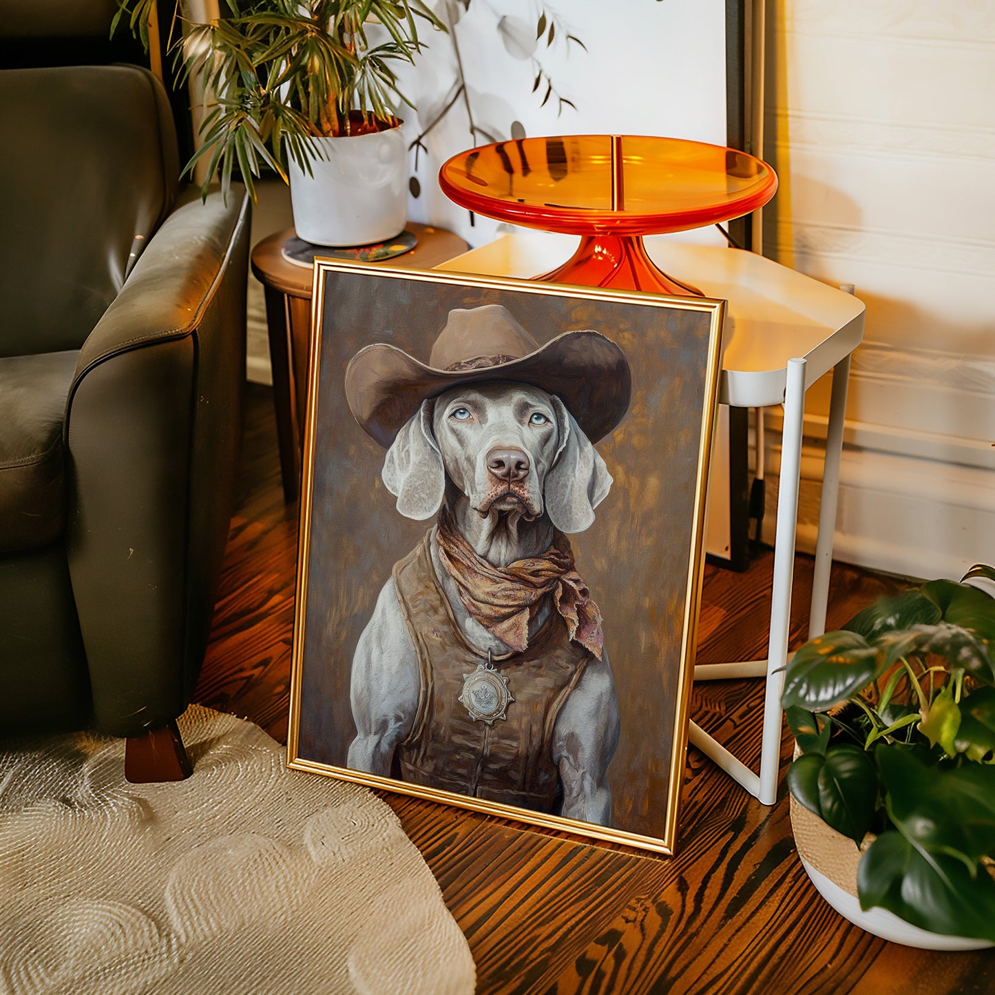 Weimaraner shérif adjoint du désert